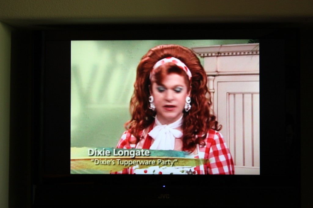 This is a drag queen named Dixie Longate. She was being interviewed by, I shit you not, Lindsay from MTV's The Real World: Seattle.