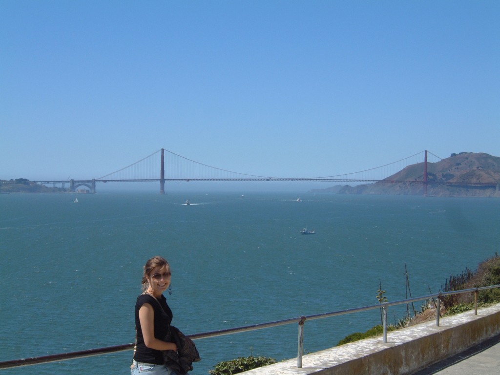 2005: In front of the Golden Gate Bridge
