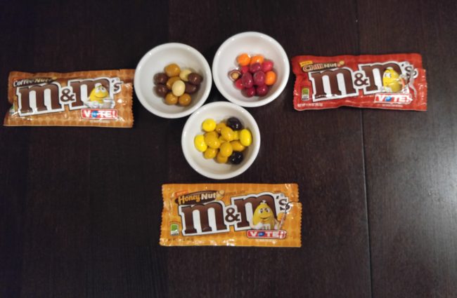 REVIEW: Coffee Nut, Honey Nut, and Chili Nut M&M's (M&M's Flavor